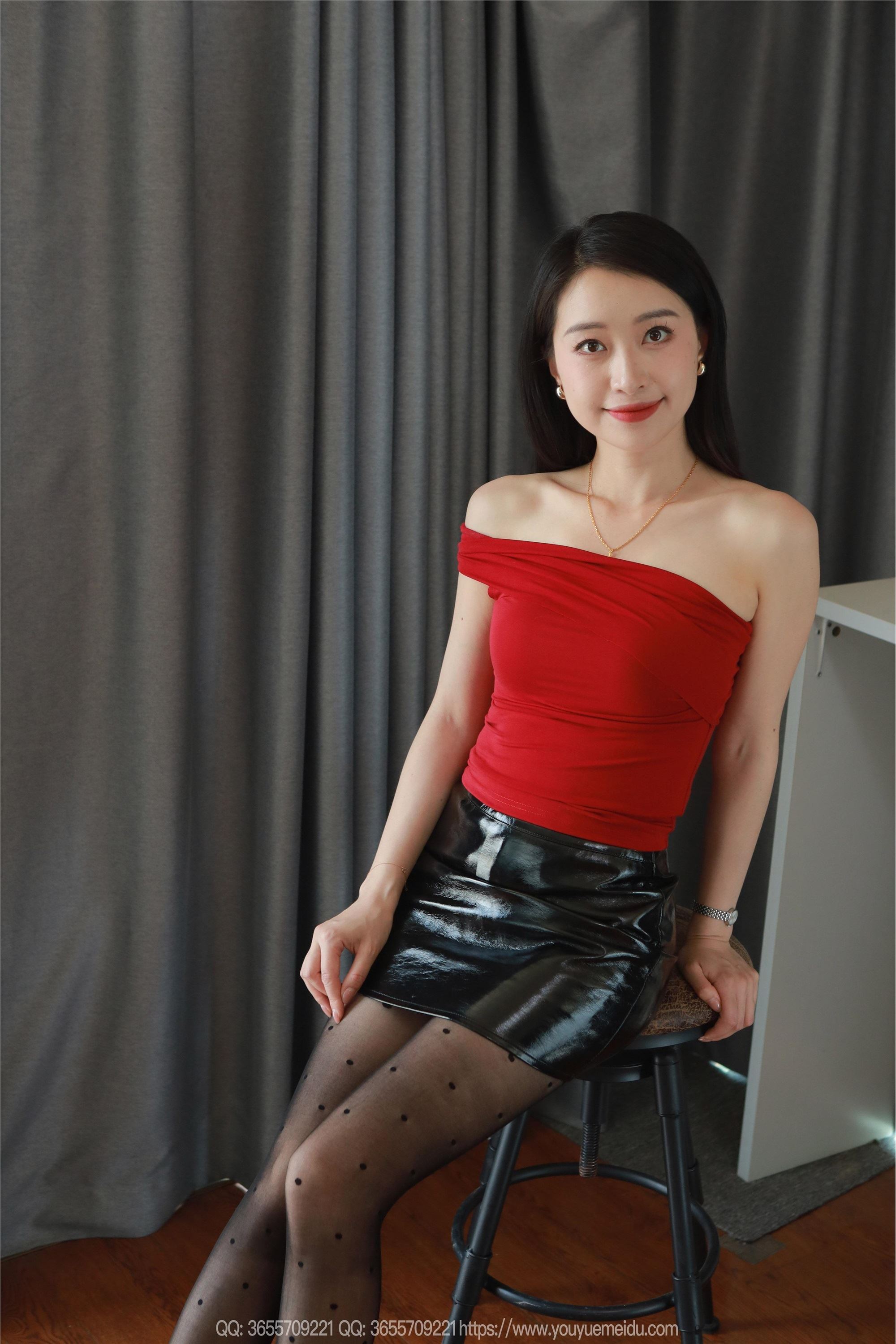 IESS异思趣向  2025.05.21 丝享家 2059 小婕《红衣皮裙》